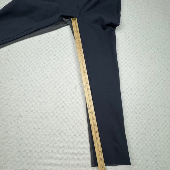 Quince Ultra Stretch Ponte Pintuck Ankle Pants Set of 2 Womens S Charcoal & Navy - Picture 8 of 11